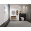 Meuble-lavabo mural de 30 po avec lavabo vasque et armoire de rangement latérale assortie-1322065656