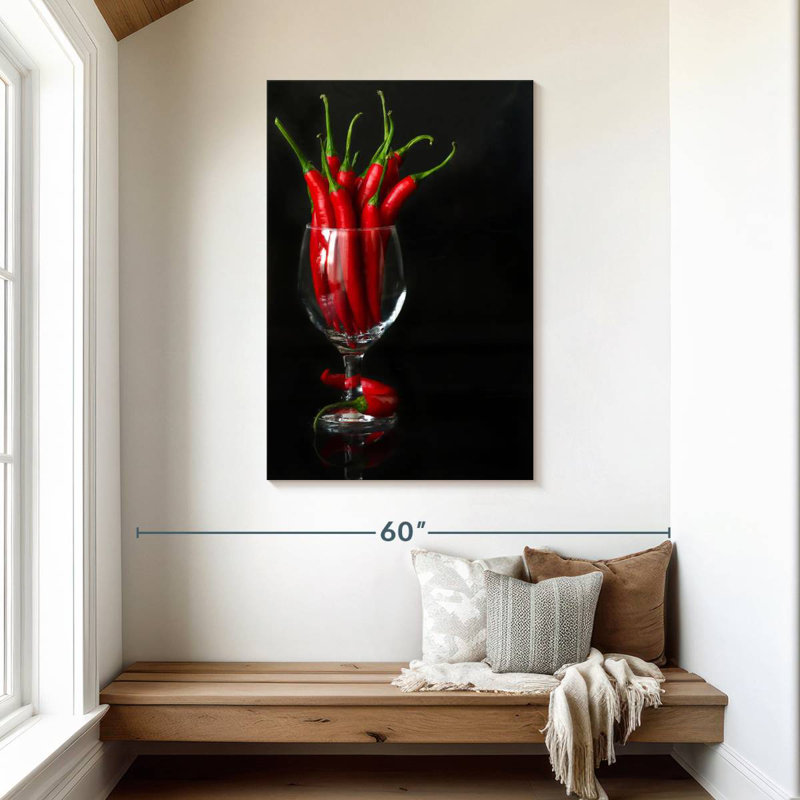 Piments rouges Yarlin, H 45 po x l 30 po