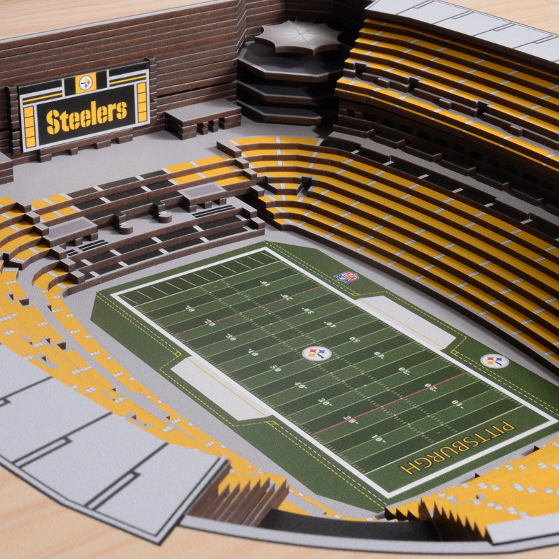 Traditional Entertainment Wall Decor, Pittsburgh Steelers