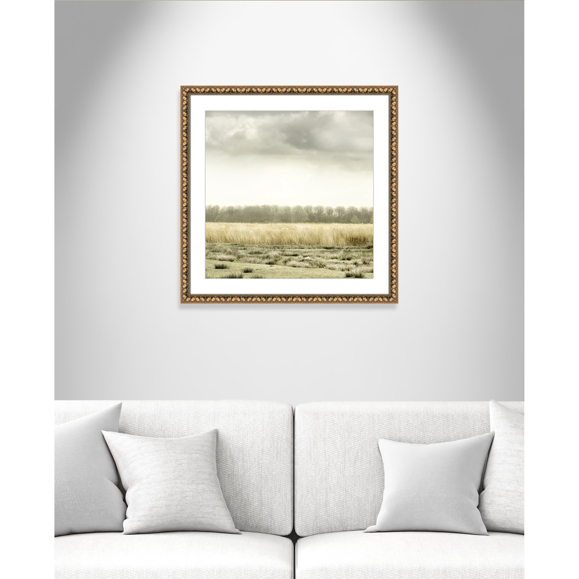 Meadowland by Danita Delimont - Picture Frame Photograph, 28.75" H x 28.75" W , Gold Bead