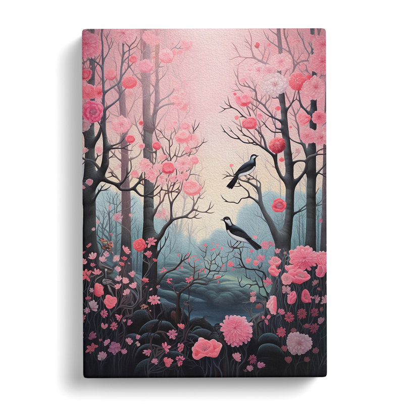 Spring Forest Contemporary - Print, 50cm H x 35cm W x 3cm D