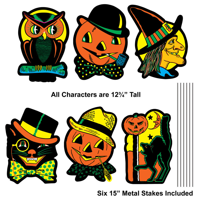 Enseignes en plastique pour cour d'Halloween