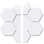 12"OD x 2"ID x 4"C x 1"P Daisy Architectural Grade PVC Contemporary Ceiling Medallion, Two Piece