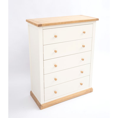 5 Drawer 90cm W Chest