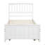 Lit plateforme simple avec lit gigogne-124917952