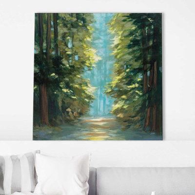 Forêt ensoleillée - Peinture