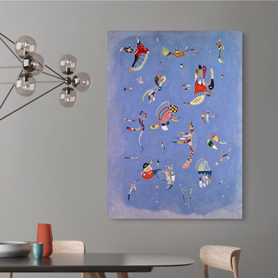 Blue Sky by Wassily Kandinsky - Wrapped Canvas Painting