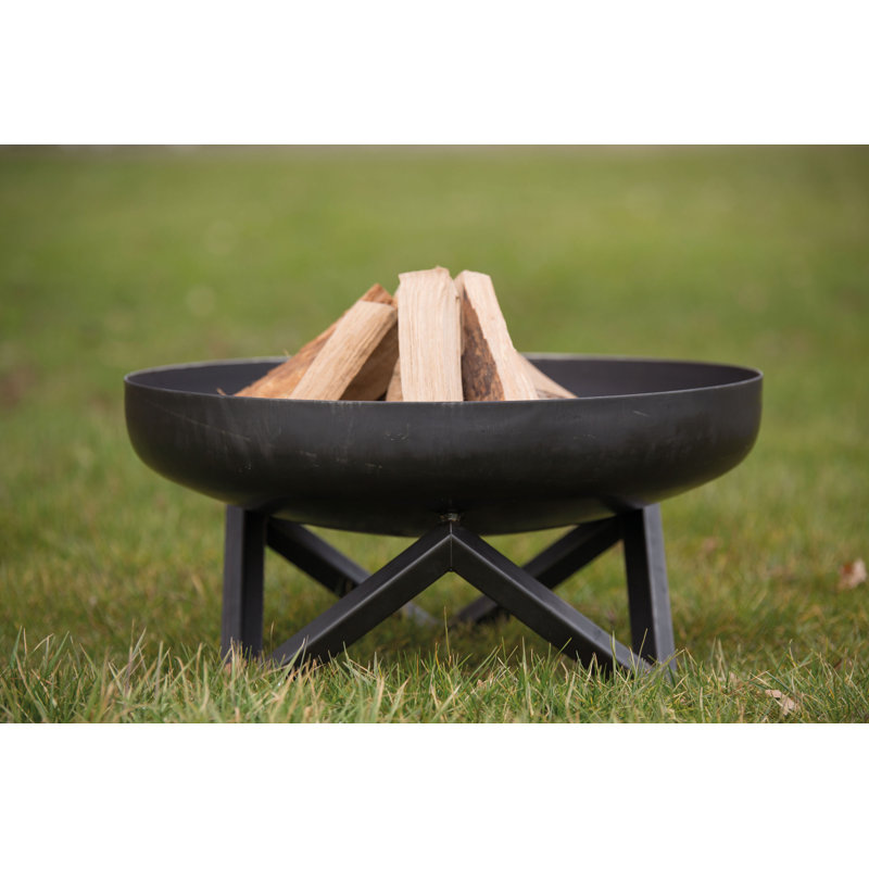Pello Round Steel Wood Burning Smokeless Fire Pit