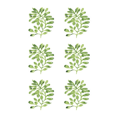 Emerald Tropics II by June Erica Vess - Wrapped Canvas Print