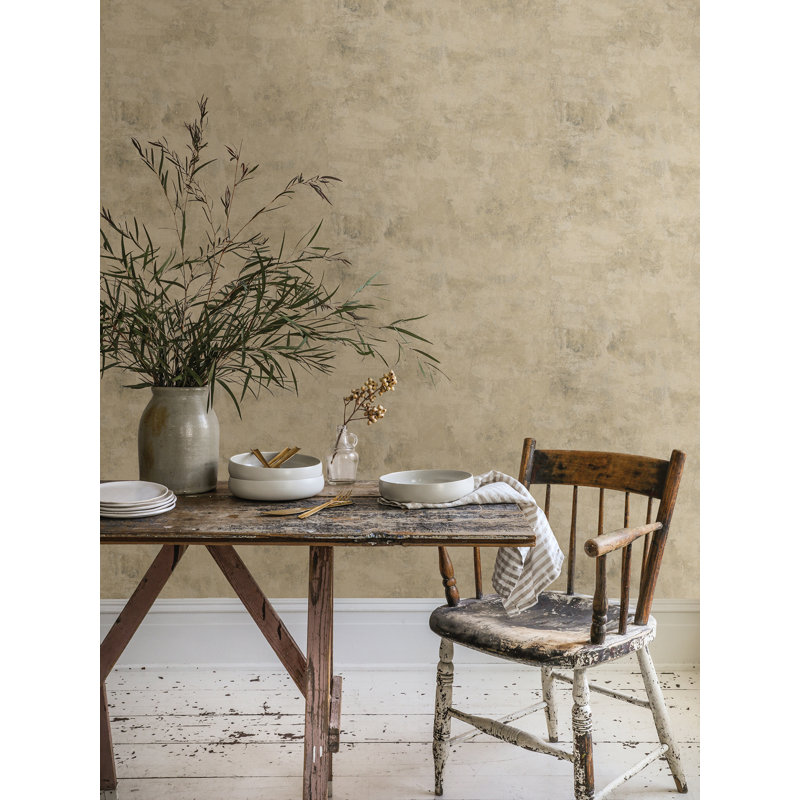 Rouleau de papier peint Stucco L 33 pi x l 20,5 po, Neutre