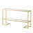 52" Entryway Table, 2-Tier Narrow Console Table, Tempered Glass Sofa Table with Metal Frame, Entry Table with Shelves, Console Tables for Entryway, Hallway, Foyer, Living Room, Gold-445960606-438627191