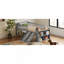 Structure de lit simple avec tablette de rangement, structure de lit en bois avec glissière et échelle, lit plateforme simple avec garde-corps, aucun sommier requis, assemblage facile-2000224362