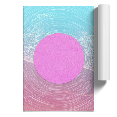 Pink Sun - Frameless Print