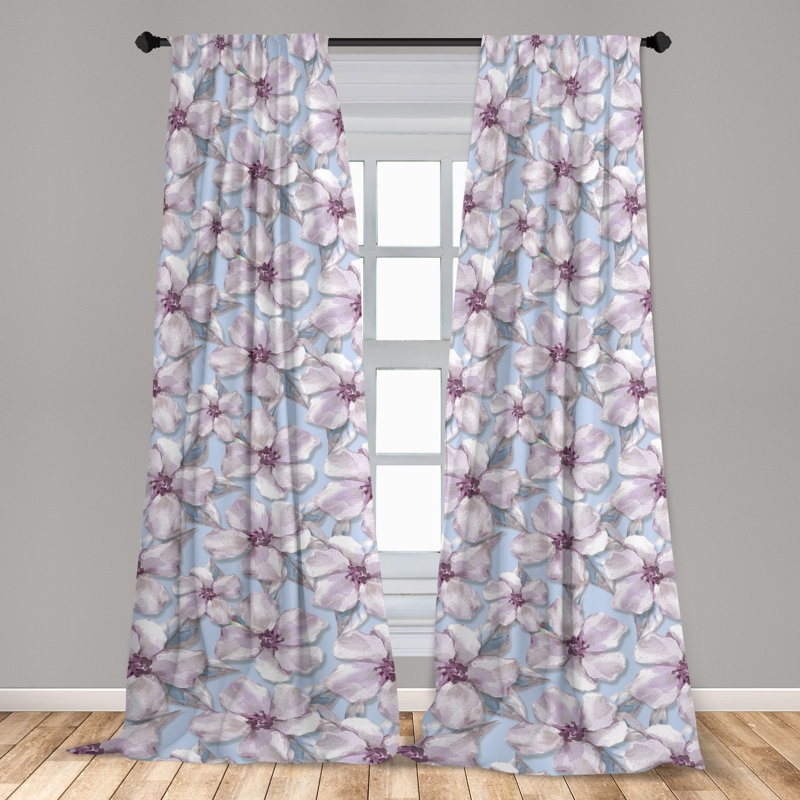 Semi Sheer Curtain Pair