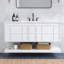 Meuble-lavabo mural de 48 pouces