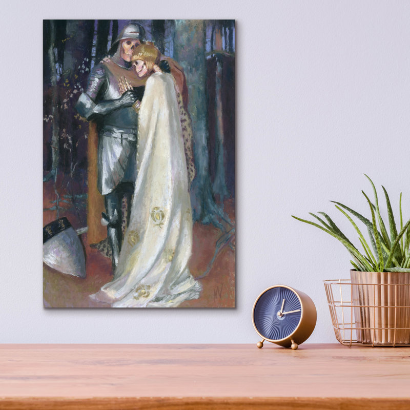 «Neverender Love Story» par Marie Marfia, art mural en verre acrylique, H 16 po x l 12 po x P 0,13 po