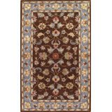 Hand Woven Cotton and Wool Oriental Area Rug