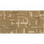 Abstract Area Rug in Pecan/Beige-1842556290