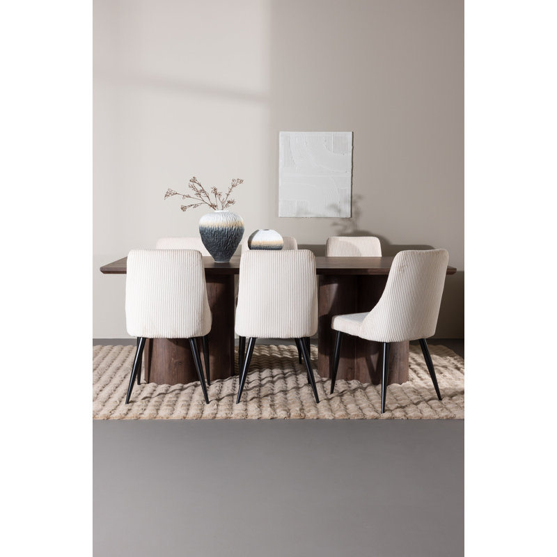 Sibley 6 - Person Dining Set, Brown