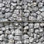 Agneza 127cm H x 254cm W Silver Metal Gabion Wall