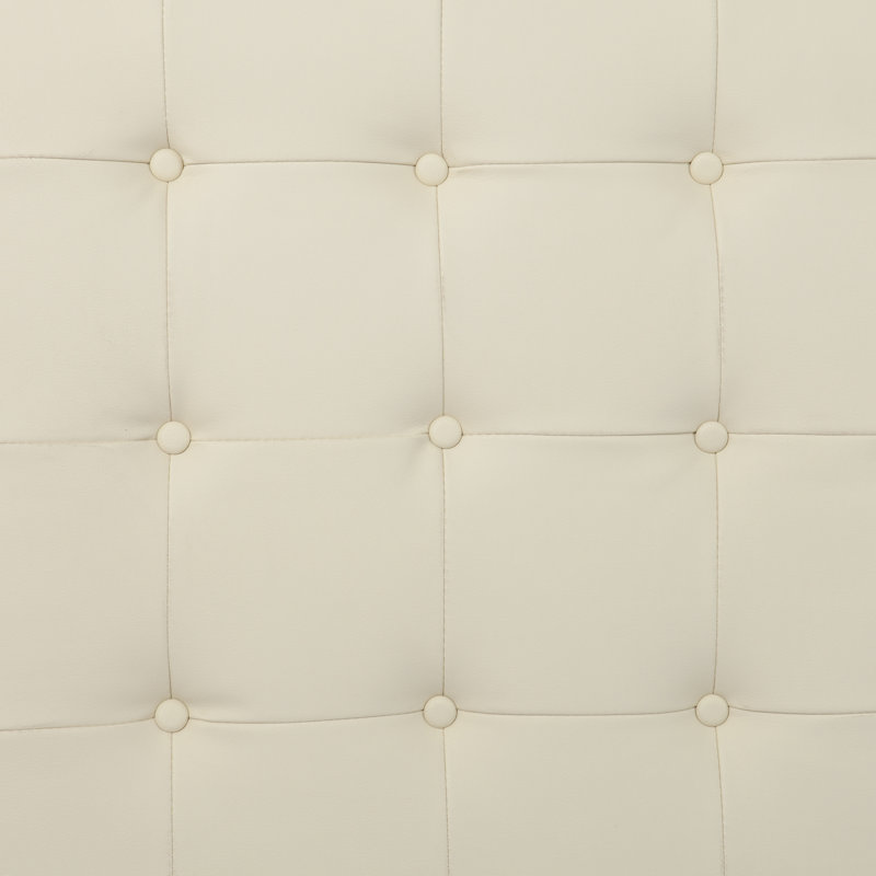 Bhorelal Faux Leather Ottoman