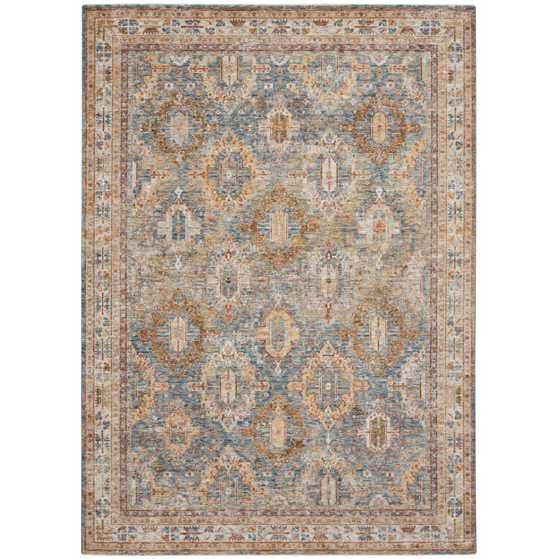 Geometric Indoor Rug, Rectangle 9'3" x 12'7"