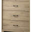 Commode 4 tiroirs avec poignées noires Elettra-122428233