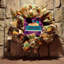 Couronne en maille 20 po Hello Fall