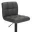 Hetal Swivel Upholstered Adjustable Height Counter Stool with Metal Frame-2071808784