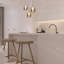 Amice 3-Light G9 LED Height Adjustable Glass Pendant Light, 3000K for Kitchen Island Dining Room-167546516