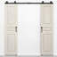 Double Solid Oak Wood Barn Door Set UMBRIA-132468556