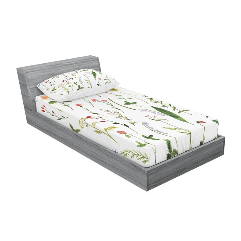 Microfiber Sheet Set, Twin XL Sheet + Fitted Sheet + 1 Pillowcase