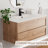 Jadaya Sharee 36" Wall Mounted Bathroom Vanity Set with Sink Top, Faucet, Floating Cabinet, EPA Certified-1906509136