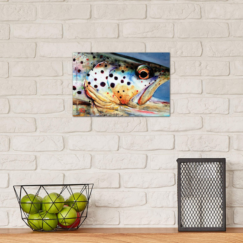 Brown's Eye View by Dean Crouser - Wrapped Canvas Painting, 20.32cm H x 30.48cm W x 1.91cm D