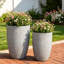 Pots à fleurs ronds fabriqués à la main avec trou de drainage l 15,1 po x H 23 po Mlotall-1393083032-1393083033