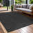 Broadwater Dark Gray Indoor / Outdoor Rug-1866727084