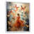 White Floater Framed