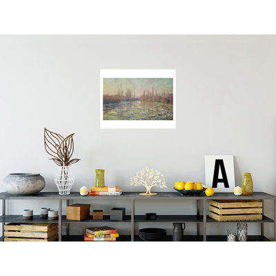 The Thaw on the Seine near Vetheuil by Claude Monet - Giclee Print