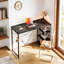 Billen Steel with Built-In Electrical Outlet-355619949