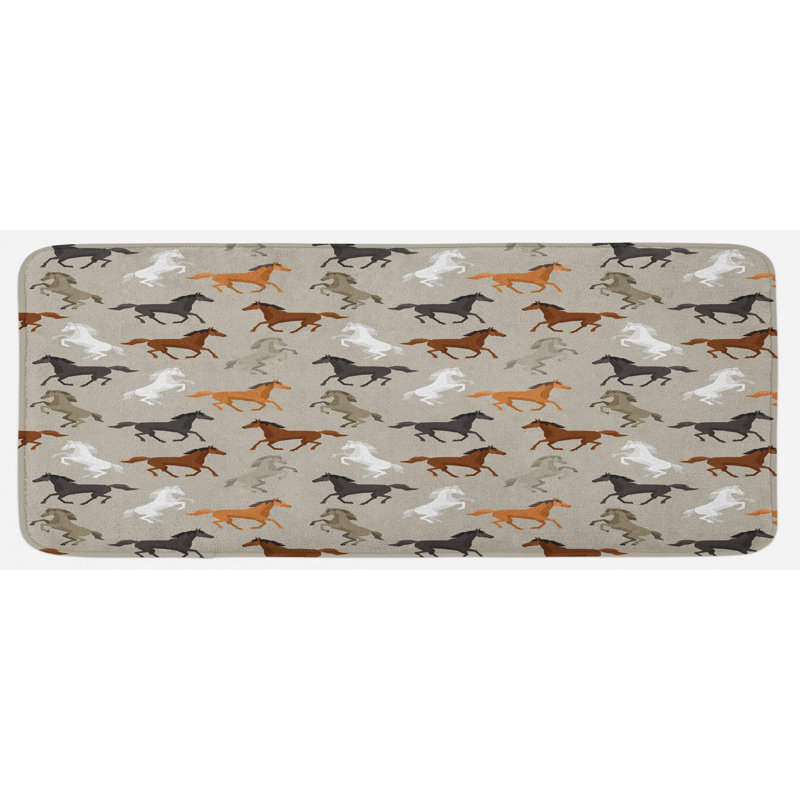 Tapis de cuisine Horses