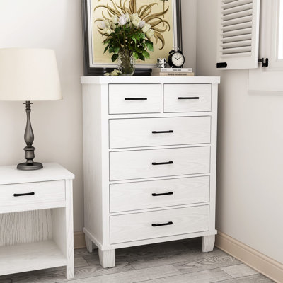 Commode avec 6 tiroirs pour la chambre à coucher