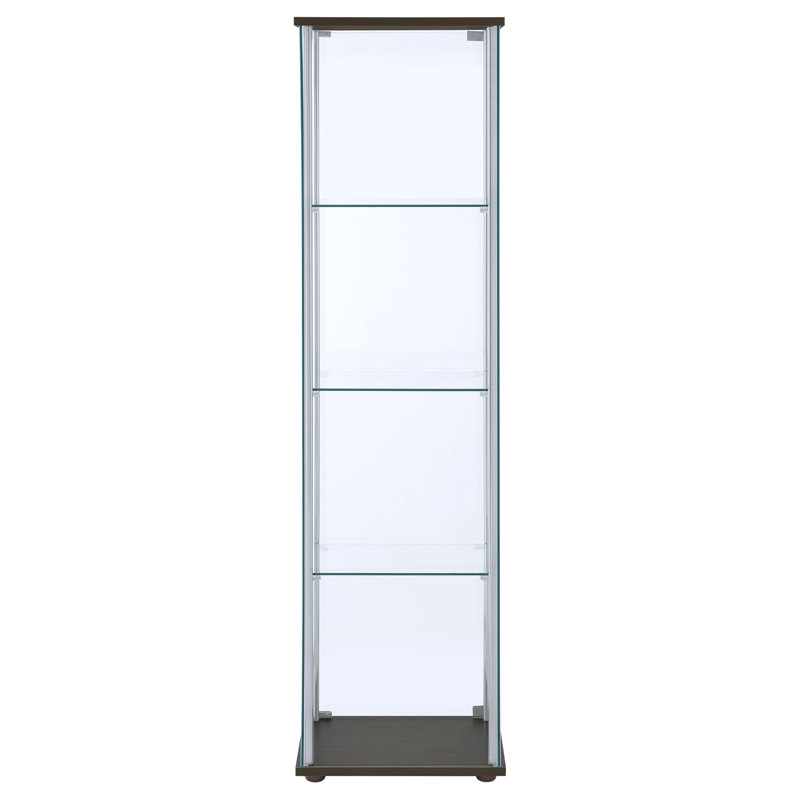 Armoire vitrée Amhold, Cappuccino