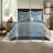 Elegant King Bedding Sets, Polyester Jacquard Damask For Modern Home