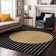 Premium Machine Washable Naglee AMF994 Stripes Rug