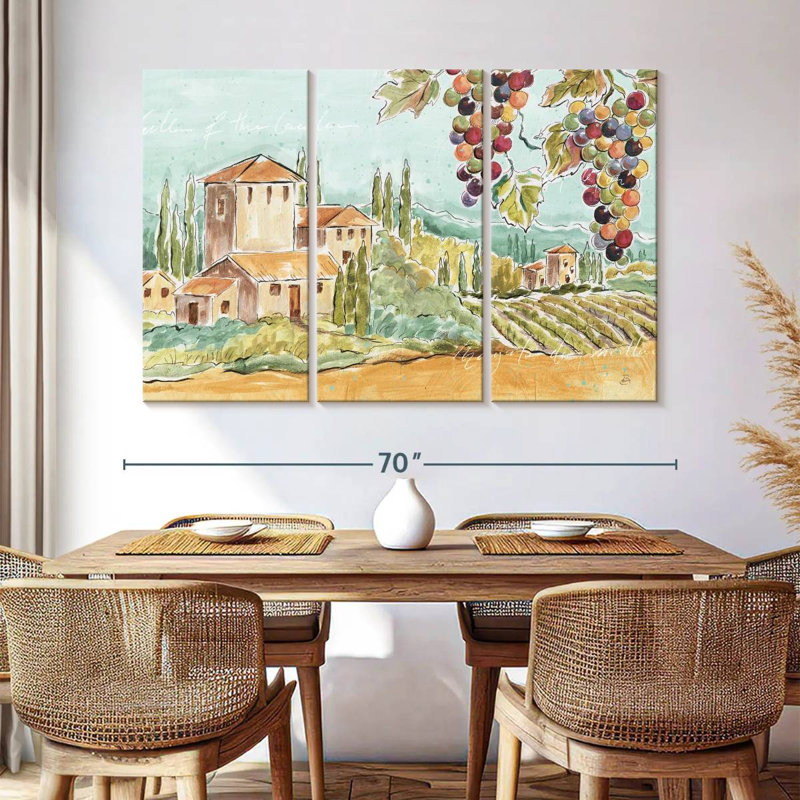 Brise toscane Alvord sans coquelicots, H 42 po x l 65 po