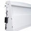 Lit plateforme double avec tête de lit à DEL avec rangement, lit gigogne simple et 3 tiroirs, blanc