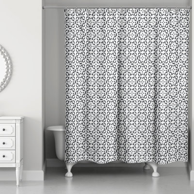 Alondria Geometric Shower Curtain