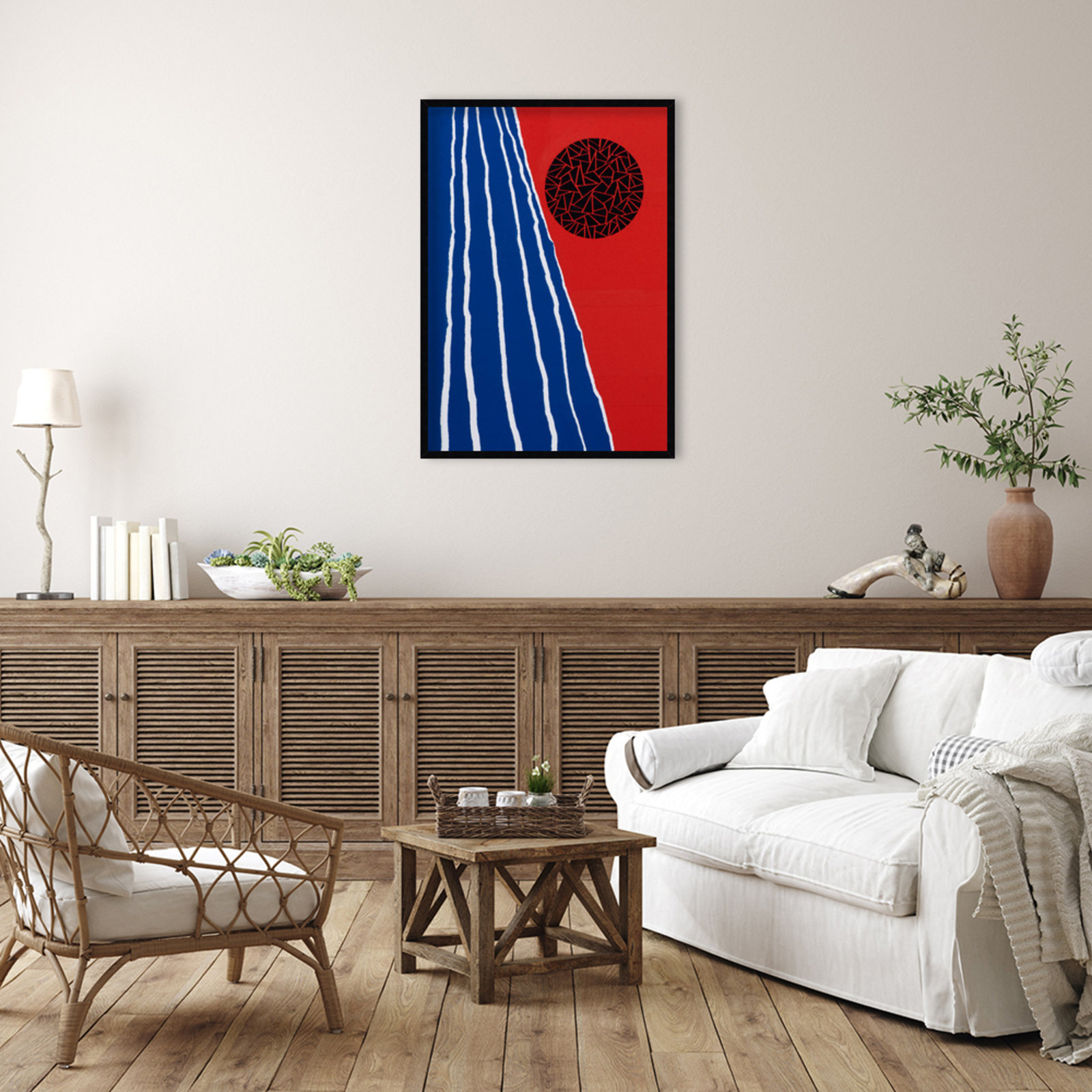 Orbis Factor Print by Alex Dunn, Black, 41" H x 30" W x 1" D