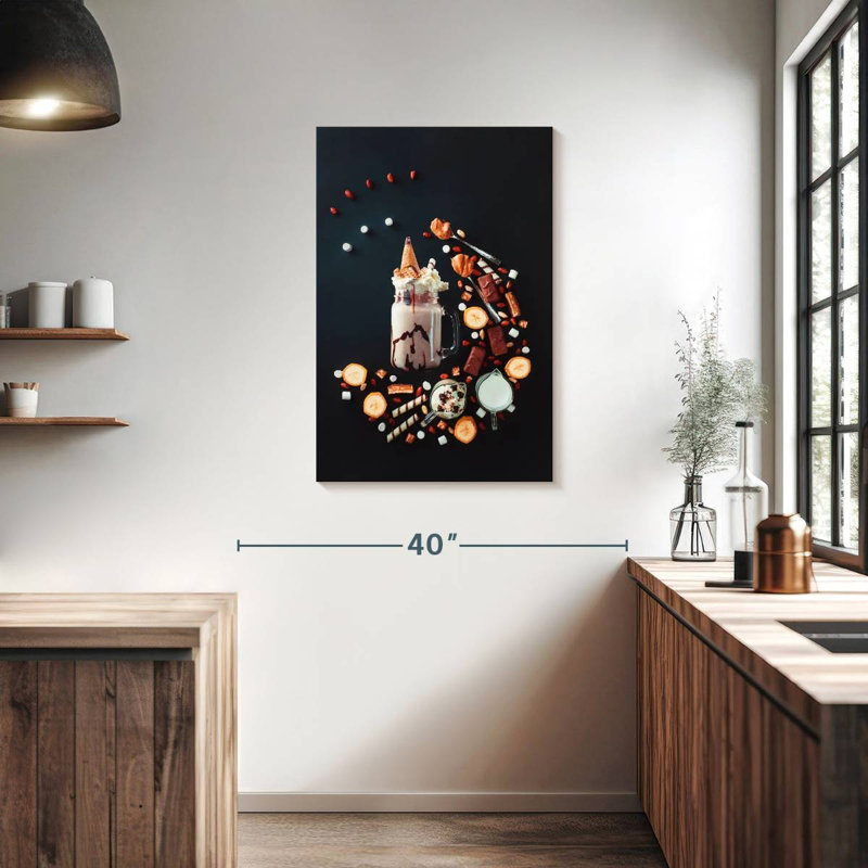 Yarlin Chocolate Milkshake Ingredients, 36" H x 24" W