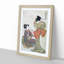 Eastern Beauties by Kitao Shigemasa - Picture Frame Art Print-55537087-55537088